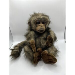 Animal Alley Baby Monkey 2000 Hand Puppet "Toys R Us"!! Plush Geoffrey Realistic